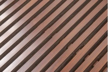 アンティーク建具　最高級　総ケヤキ材(欅材)　変わり型　凝ったつくりが魅力の格子戸2枚セット(引き戸)(R-055070)