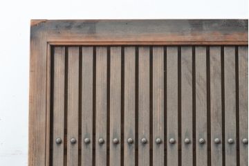 アンティーク建具　小さな格子戸1枚(引き戸、建具)(R-055073)