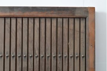 アンティーク建具　小さな格子戸1枚(引き戸、建具)(R-055073)