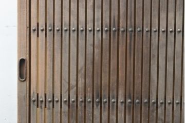 アンティーク建具　小さな格子戸1枚(引き戸、建具)(R-055073)