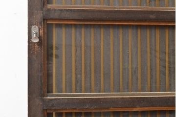 アンティーク建具　小さな格子戸1枚(引き戸、建具)(R-055073)