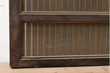 アンティーク建具　小さな格子戸1枚(引き戸、建具)(R-055073)