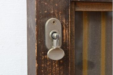 アンティーク建具　小さな格子戸1枚(引き戸、建具)(R-055073)