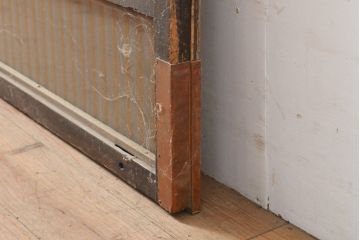 アンティーク建具　小さな格子戸1枚(引き戸、建具)(R-055073)