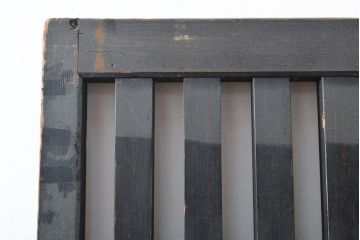 和製アンティーク　和モダンな印象を高める荒格子戸1枚(格子戸、引き戸、建具)(R-055077)