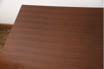 中古　美品　IDC大塚家具取り扱い　松創　最高級　ローズウッド　フォルテ　洗練された佇まいのダイニングテーブル(定価約70万円)(食卓)(R-055085)