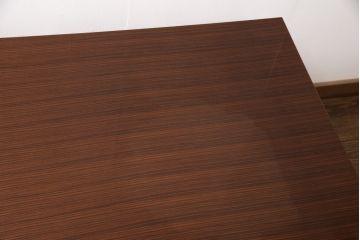 中古　美品　IDC大塚家具取り扱い　松創　最高級　ローズウッド　フォルテ　洗練された佇まいのダイニングテーブル(定価約70万円)(食卓)(R-055085)