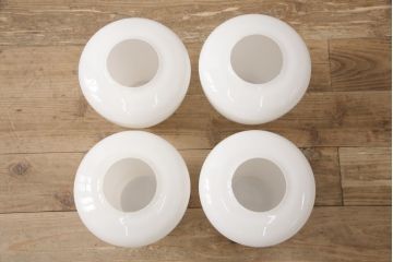和製ビンテージ　4灯　上品な大人空間を演出するシャンデリア(天井照明、吊り下げ照明、ヴィンテージ)(R-055089)