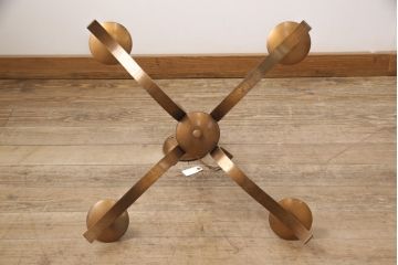 和製ビンテージ　4灯　上品な大人空間を演出するシャンデリア(天井照明、吊り下げ照明、ヴィンテージ)(R-055089)