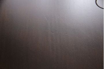 激レア品!　中古　美品　星野民芸(星野民藝)　桜材　個性的なデザインが存在感を放つ八角炉(ダイニングテーブル、囲炉裏)(R-055093)