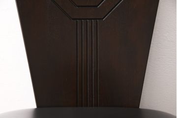 激レア品!　中古　美品　星野民芸(星野民藝)　桜材　個性的なデザインが存在感を放つダイニングチェア2脚セット(椅子、イス)(R-055094)