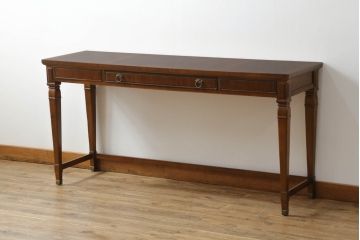 中古　DREXEL HERITAGE(ドレクセルヘリテイジ)　格調高いデザインが魅力的なコンソールテーブル(サイドテーブル、作業台)(R-055098)