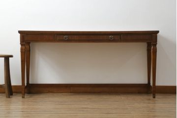 中古　DREXEL HERITAGE(ドレクセルヘリテイジ)　格調高いデザインが魅力的なコンソールテーブル(サイドテーブル、作業台)(R-055098)