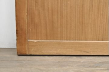 和製ビンテージ　上品な組子が魅力的なガラス戸4枚セット(引き戸、建具、ヴィンテージ)(R-055113)