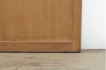 和製ビンテージ　上品な組子が魅力的なガラス戸4枚セット(引き戸、建具、ヴィンテージ)(R-055113)