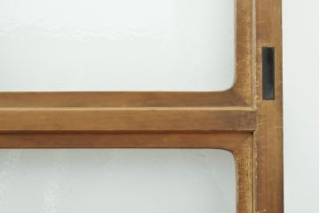 和製ビンテージ　上品な組子が魅力的なガラス戸4枚セット(引き戸、建具、ヴィンテージ)(R-055113)