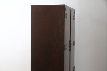 中古　岩谷堂箪笥　迫力ある木目と深みのある色合いが目を引く箪笥ワードローブ(洋服タンス、収納棚)(R-055115)