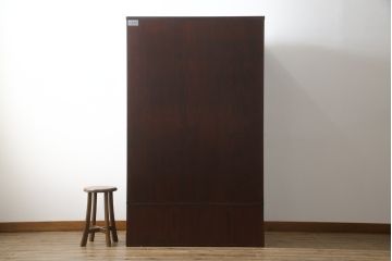中古　岩谷堂箪笥　迫力ある木目と深みのある色合いが目を引く箪笥ワードローブ(洋服タンス、収納棚)(R-055115)