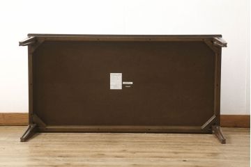 中古　超美品　カリモク家具　domani(ドマーニ)　QUEENS　LIFE(クイーンズライフ)　クラシカルな佇まいが美しいセンターテーブル(定価約19万円)(ローテーブル、コンソールテーブル)(R-055123)