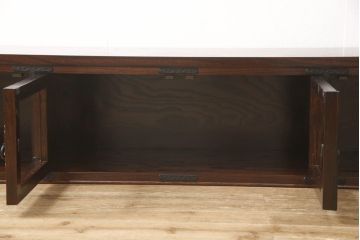 中古　美品　岩谷堂箪笥　和モダンスタイルの空間づくりに活躍するテレビボード(テレビ台、AVボード、リビングボード、収納棚、キャビネット、ローボード)(R-055129)