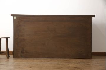 中古　美品　岩谷堂箪笥　迫力ある杢目が印象的なサイドボード(引き出し、チェスト、和たんす)(R-055139)