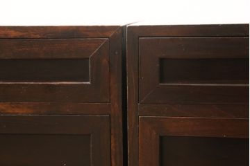 中古　松本民芸家具　シンプルで上品な佇まいが魅力的な523型小引き出し2つセット(小抽斗、チェスト、小物収納)(R-055141)