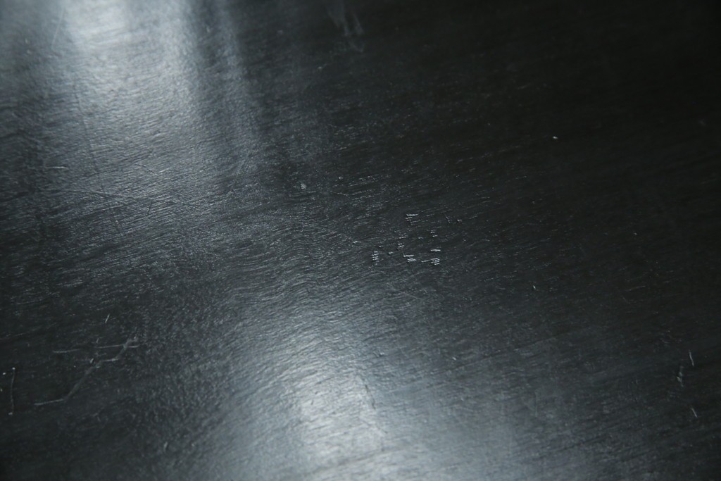 和製アンティーク　唐木　繊細な漆絵が美しい飾り棚　(R-055142)