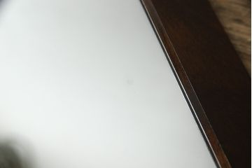 中古　北海道民芸家具　希少　絶版品　ディスプレイとしてもお洒落な壁掛けミラー2枚セット(鏡)(R-055149)