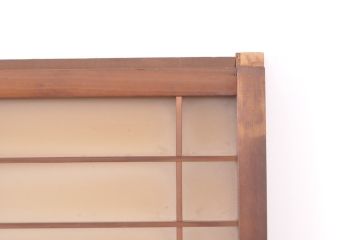 和製アンティーク　落ち着きのある和を醸し出すガラス戸4枚セット(引き戸、建具)(R-055157)