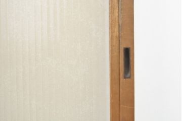 和製アンティーク　落ち着きのある和を醸し出すガラス戸4枚セット(引き戸、建具)(R-055157)