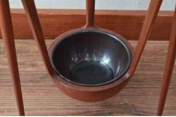 北欧ビンテージ　スタイリッシュなデザインが目を引く傘立て(カサ立て、スタンド、ヴィンテージ)(R-055203)
