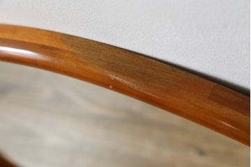 中古　横浜ダニエル(Daniel)　あたたかみのある風合いが魅力的なウォールミラー(壁掛け鏡)(R-055219)