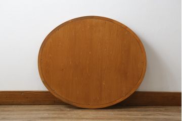 中古　横浜ダニエル(Daniel)　あたたかみのある風合いが魅力的なウォールミラー(壁掛け鏡)(R-055219)