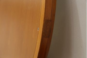 中古　横浜ダニエル(Daniel)　あたたかみのある風合いが魅力的なウォールミラー(壁掛け鏡)(R-055219)