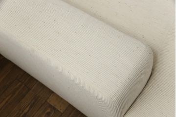 中古　美品　ACTUS(アクタス)　トリノ(TORINO)　フェザークッション　ゆったりとしたくつろぎの空間を演出するカウチソファ(3人掛けソファ、三人掛け)(定価約33万円)(R-055224)