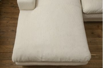 中古　美品　ACTUS(アクタス)　トリノ(TORINO)　フェザークッション　ゆったりとしたくつろぎの空間を演出するカウチソファ(3人掛けソファ、三人掛け)(定価約33万円)(R-055224)