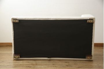 中古　美品　ACTUS(アクタス)　トリノ(TORINO)　フェザークッション　ゆったりとしたくつろぎの空間を演出するカウチソファ(3人掛けソファ、三人掛け)(定価約33万円)(R-055224)