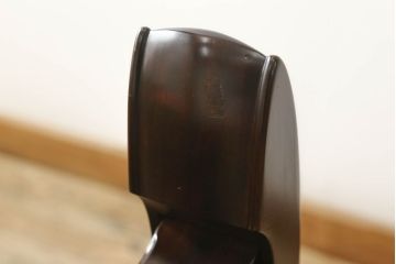 中古　美品　モリシゲ(MORISHIGE/森繁)　マッキンレー　高級感ある佇まいが目を引く1人掛けソファ(定価約35万円)(アームチェア、一人掛けソファ)(R-055225)