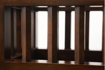 中古　美品　松本民芸家具　直線的なデザインが端正な印象の傘立て(カサ立て、スタンド)(R-055226)