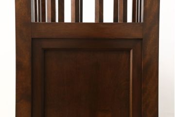 中古　美品　松本民芸家具　直線的なデザインが端正な印象の傘立て(カサ立て、スタンド)(R-055226)