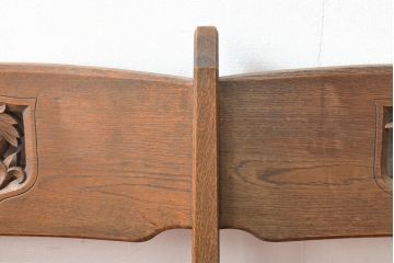 中古　神戸洋家具　永田良介商店　大正ロマンな雰囲気かおる3人掛けソファ(三人掛け、3Pソファ、トリプルソファ)(R-055245)
