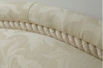中古　展示品　超美品　最高級!　サァラ麻布取り扱い　bedding　POLTRONA　エレガントな1人掛けソファ(定価約110万円)(R-055252)