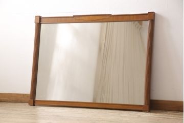 中古　美品　DREXEL HERITAGE(ドレクセルヘリテイジ)　Triune(トライユン)　クラシカルな雰囲気のウォールミラー(壁掛け鏡)(R-055258)