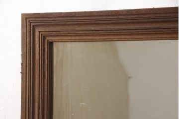 和製アンティーク　レトロな佇まいが魅力的なアンティークミラー(鏡、姿見)(R-055260)