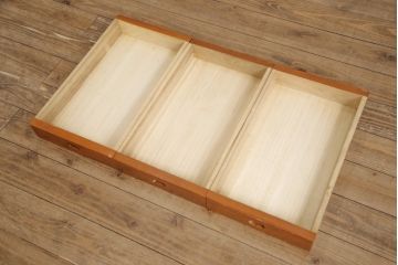 中古　民芸家具　特大　総ケヤキ材　和の趣溢れる囲炉裏テーブル(火鉢、座卓、ローテーブル)(R-055261)