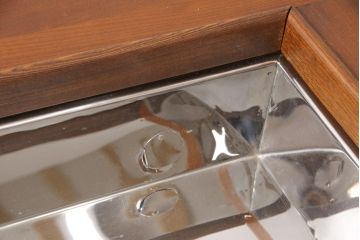中古　民芸家具　特大　総ケヤキ材　和の趣溢れる囲炉裏テーブル(火鉢、座卓、ローテーブル)(R-055261)