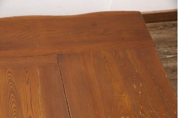 中古　民芸家具　特大　総ケヤキ材　和の趣溢れる囲炉裏テーブル(火鉢、座卓、ローテーブル)(R-055261)