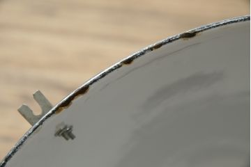 アンティーク照明　ヨーロッパ　特大　インダストリアルな空間を演出する工業用アイアン照明(天井照明、シェード、吊り下げ照明)(R-055262)