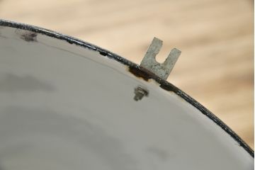 アンティーク照明　ヨーロッパ　特大　インダストリアルな空間を演出する工業用アイアン照明(天井照明、シェード、吊り下げ照明)(R-055262)