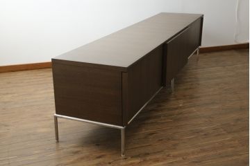 中古　美品　B&B　イタリア　DOMUS(ドムス)　スタイリッシュなデザインでモダンな空間を演出する特大サイズのテレビボード(テレビ台、リビングボード、ローボード)(定価約190万円)(R-055283)